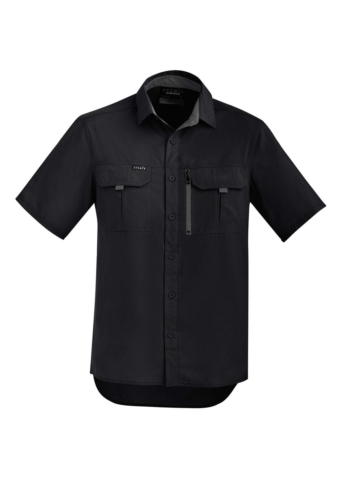 SYZMIK Mens Outdoor Short Sleeve Shirt ZW465
