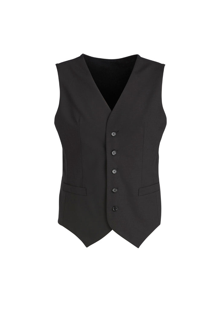 BIZ CORPORATES Comfort Wool Stretch Mens Peaked Vest 94011