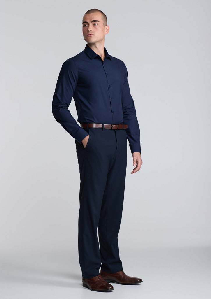 BIZ COLLECTION Lexington Mens Slim Fit Long Sleeve Shirt S621M