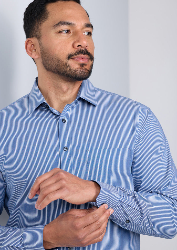 BIZ COLLECTION Fitzroy Mens Classic Fit Long Sleeve Shirt S624M