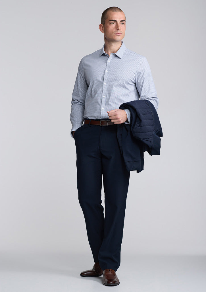 BIZ COLLECTION Fitzroy Mens Slim Fit Long Sleeve Shirt S625M