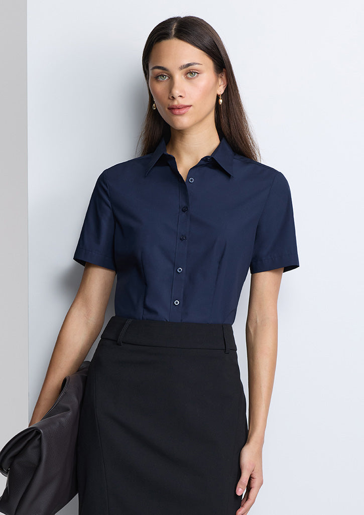 BIZ COLLECTION Lexington Womens Short Sleeve Shirt S640W