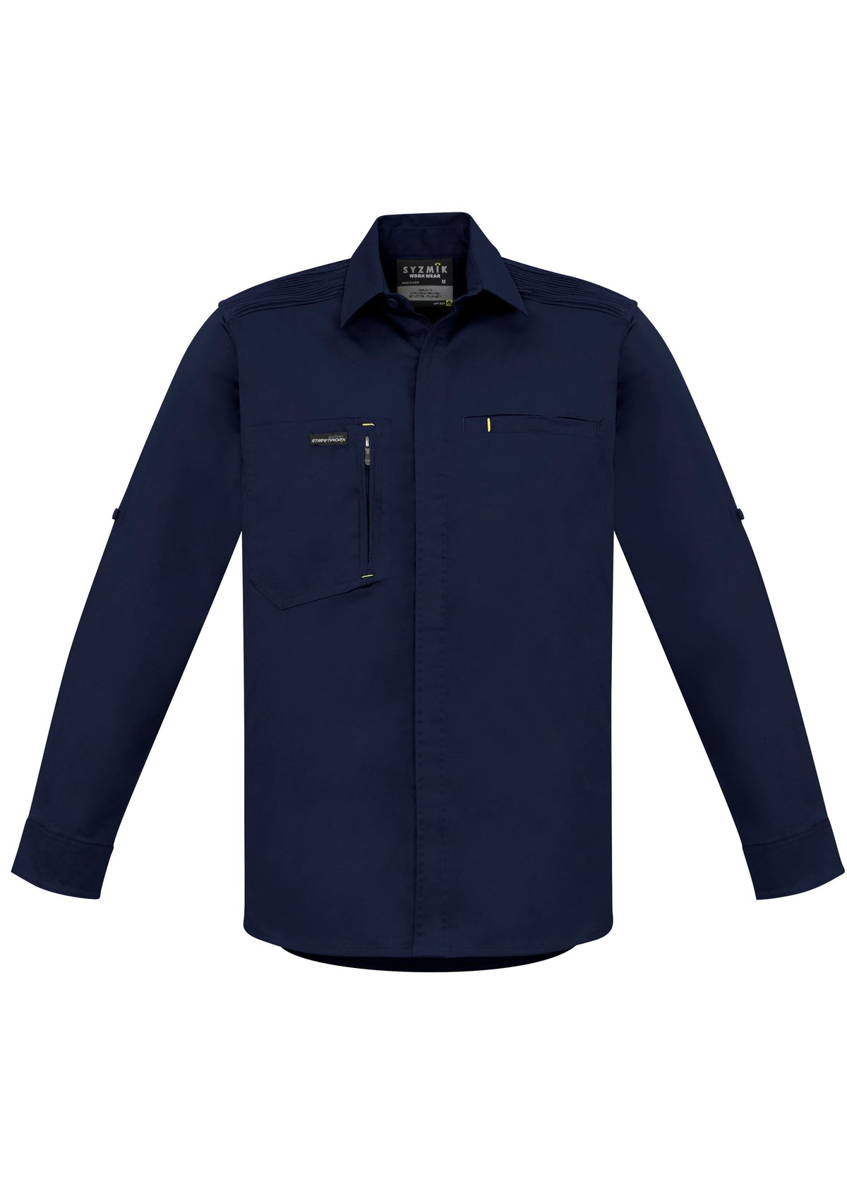 SYZMIK Mens Streetworx L/S Stretch Shirt ZW350